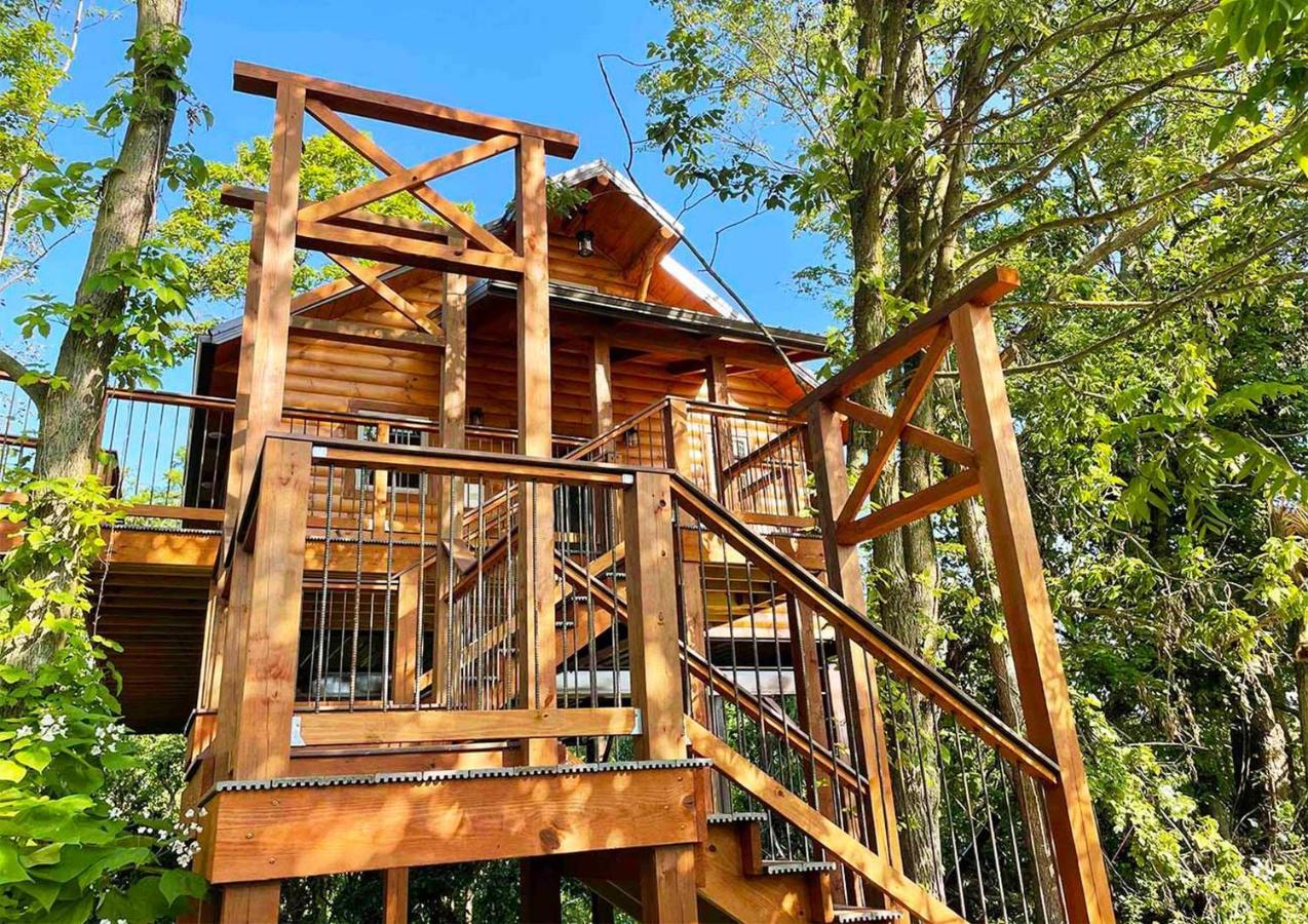 מילסבורג Cricket Hill Treehouse By Amish Country Lodging מראה חיצוני תמונה