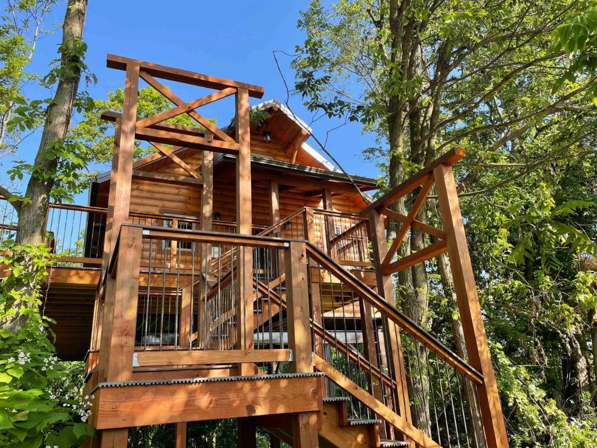 מילסבורג Cricket Hill Treehouse By Amish Country Lodging מראה חיצוני תמונה